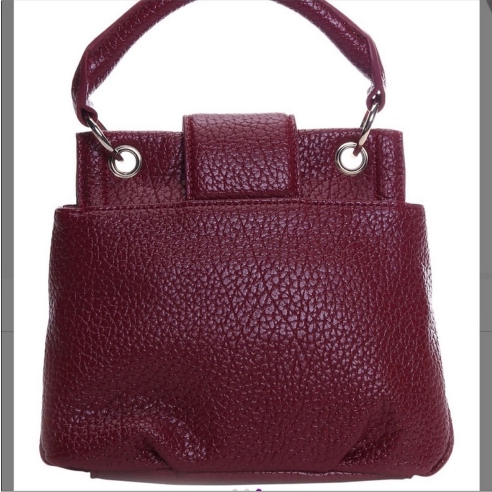 NWT Roberto Cavalli Cosmopolitan Burgundy Crossbody Bag - Picture 2 of 9